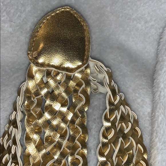 Braided Golden Belt - Excellent Condition - 42 in - Picture 3 of 6